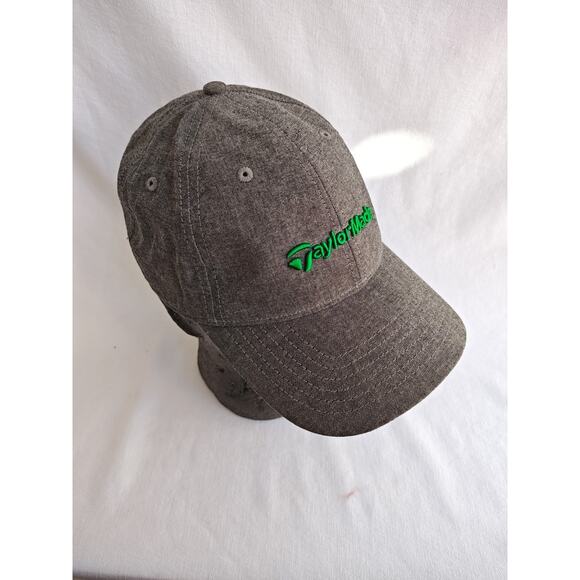 TaylorMade Golf Hat Unisex Mens Adult Adjustable‎ Strap Gray Green Performance - Picture 5 of 8